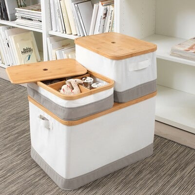 IKEA RABBLA Box with compartments | IKEA Clothes boxes | IKEA Storage boxes & baskets | IKEA Small storage & organisers | Eachdaykart - EachDayKart