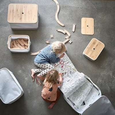 IKEA RABBLA Box with lid | IKEA Clothes boxes | IKEA Storage boxes & baskets | IKEA Small storage & organisers | Eachdaykart - EachDayKart