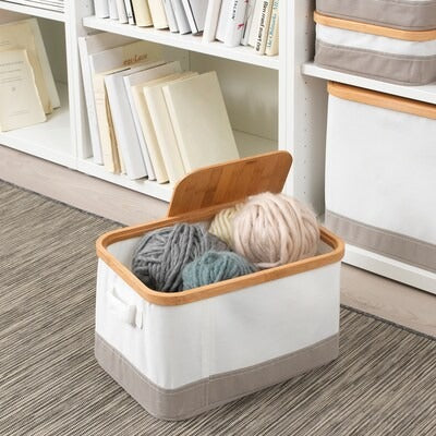 IKEA RABBLA Box with lid | IKEA Clothes boxes | IKEA Storage boxes & baskets | IKEA Small storage & organisers | Eachdaykart - EachDayKart