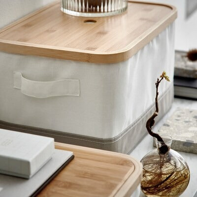 IKEA RABBLA Box with lid | IKEA Clothes boxes | IKEA Storage boxes & baskets | IKEA Small storage & organisers | Eachdaykart - EachDayKart