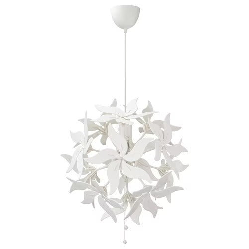 IKEA RAMSELE Pendant lamp, flower/white, 43 cm (17 ") | IKEA ceiling lights | Eachdaykart - EachDayKart