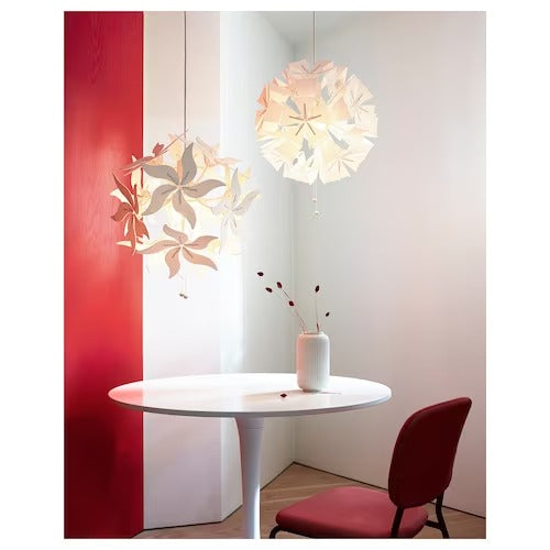 IKEA RAMSELE Pendant lamp, flower/white, 43 cm (17 ") | IKEA ceiling lights | Eachdaykart - EachDayKart