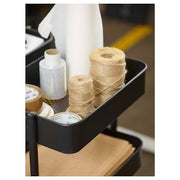 IKEA RASKOG Trolley, black | IKEA Kitchen islands & trolleys | IKEA Trolleys | Eachdaykart - EachDayKart