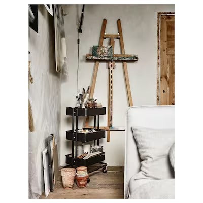 IKEA RASKOG Trolley, black | IKEA Kitchen islands & trolleys | IKEA Trolleys | Eachdaykart - EachDayKart