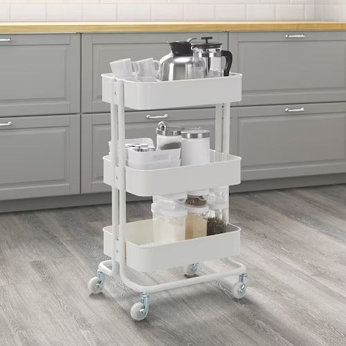 IKEA RASKOG Trolley, white | IKEA Kitchen islands & trolleys | IKEA Trolleys | Eachdaykart - EachDayKart
