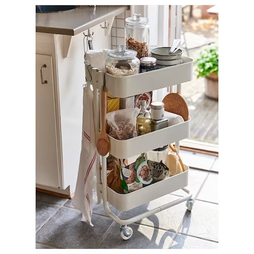 IKEA RASKOG Trolley, white | IKEA Kitchen islands & trolleys | IKEA Trolleys | Eachdaykart - EachDayKart