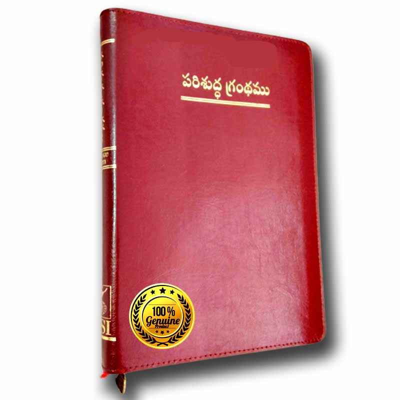 The Holy Bible Telugu Old Version (O.V) Bible with Zip – By BSI – Telugu Korean Print Bibles – Telugu Bibles - EachDayKart