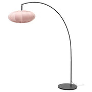 IKEA REGNSKUR / SKAFTET Floor lamp, arched, pink/black | IKEA Floor Lamps | Eachdaykart - EachDayKart