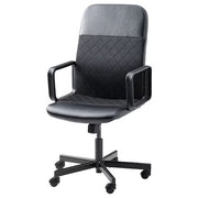 IKEA RENBERGET Swivel chair, Bomstad black | IKEA Desk chairs for home | IKEA Desk chairs | Eachdaykart - EachDayKart
