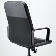 IKEA RENBERGET Swivel chair, Bomstad black | IKEA Desk chairs for home | IKEA Desk chairs | Eachdaykart - EachDayKart