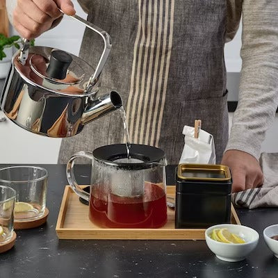 IKEA RIKLIG Teapot, glass | IKEA Tea pots & accessories | IKEA Coffee & tea | Eachdaykart