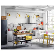 IKEA RIMFORSA Work bench, stainless steel/bamboo | IKEA Kitchen islands & trolleys | IKEA Trolleys | Eachdaykart - EachDayKart