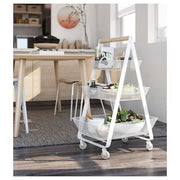 IKEA RISATORP Trolley, white | IKEA Kitchen islands & trolleys | IKEA Trolleys | Eachdaykart - EachDayKart