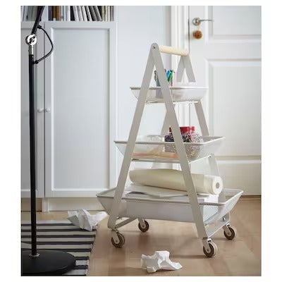 IKEA RISATORP Trolley, white | IKEA Kitchen islands & trolleys | IKEA Trolleys | Eachdaykart - EachDayKart