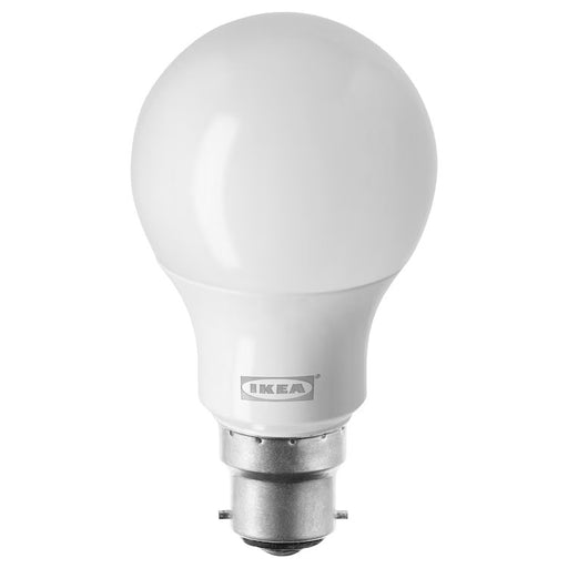 IKEA RYET LED bulb B22 470 lumen, globe opal white | IKEA LED bulbs | Eachdaykart