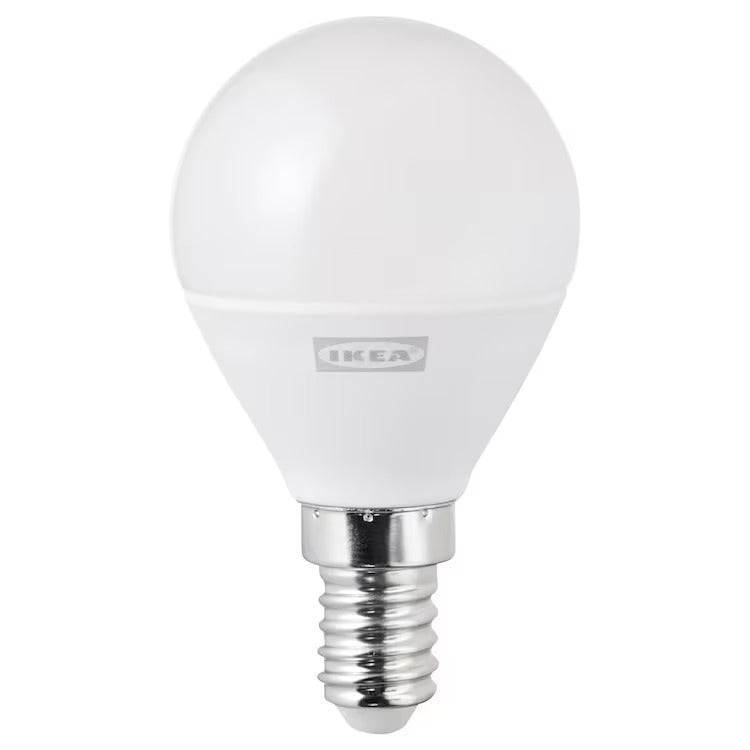 LUNNOM LED bulb E14 200 lumen dimmable/tube-shaped clear glass 25 mm - IKEA