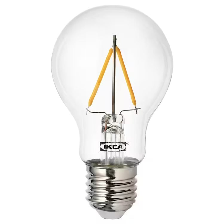 IKEA RYET LED bulb E27 100 lumen, globe clear | IKEA LED bulbs | Eachdaykart - EachDayKart