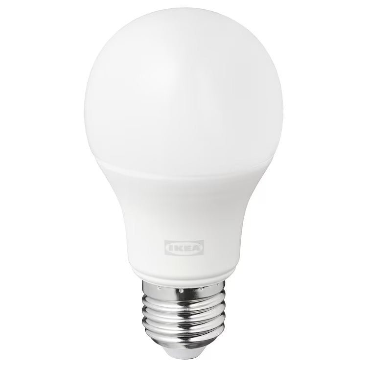 IKEA RYET LED bulb E27 1055 lumen, globe opal white | IKEA LED bulbs | Eachdaykart - EachDayKart