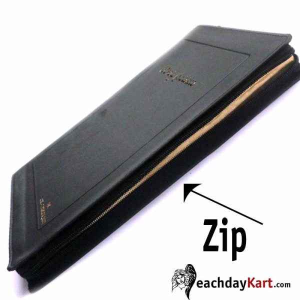 Senior Citizen bible Giant print with zip-Telugu - Telugu Bibles - Senior Citizen Bibles - EachDayKart