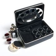 B&H Publishing Group Communion-Remembrance Ware-Legacy Portable-Black w/Anointing Oil Bottle (6 Cups) - EachDayKart