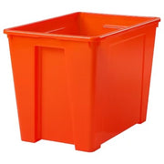 IKEA SAMLA Box, orange | IKEA Secondary storage boxes | IKEA Storage boxes & baskets | IKEA Small storage & organisers | Eachdaykart - EachDayKart