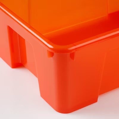 IKEA SAMLA Box, orange | IKEA Secondary storage boxes | IKEA Storage boxes & baskets | IKEA Small storage & organisers | Eachdaykart - EachDayKart