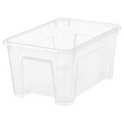 IKEA SAMLA Box, transparent | IKEA Secondary storage boxes | IKEA Storage boxes & baskets | IKEA Small storage & organisers | Eachdaykart - EachDayKart