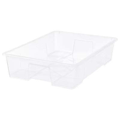 SAMLA Box, clear, 22x15 ¼x11/12 gallon - IKEA