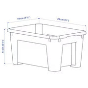 IKEA SAMLA Box, transparent | IKEA Secondary storage boxes | IKEA Storage boxes & baskets | IKEA Small storage & organisers | Eachdaykart - EachDayKart