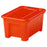 IKEA SAMLA Box with lid, orange | IKEA Secondary storage boxes | IKEA Storage boxes & baskets | IKEA Small storage & organisers | Eachdaykart