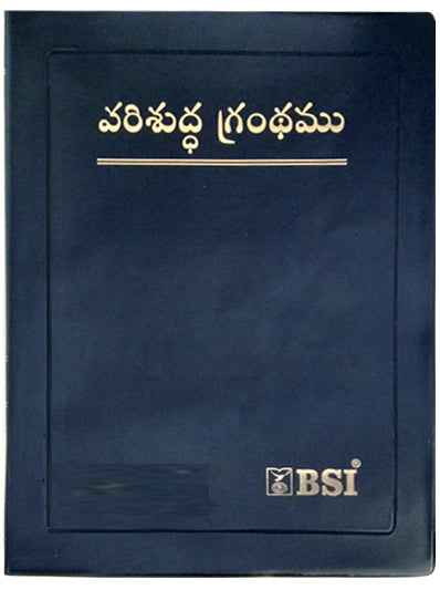 Senior Citizen bible Giant print with zip-Telugu - Telugu Bibles - Senior Citizen Bibles - EachDayKart