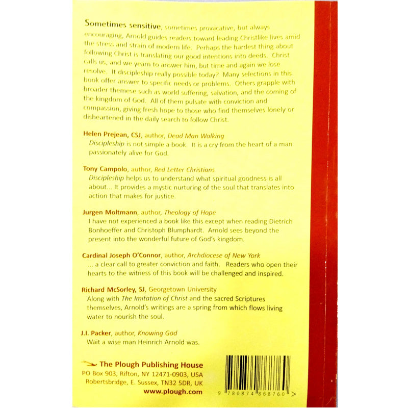 Discipleship by Arnold J. Heinrich in Telugu | Telugu christian Books - EachDayKart