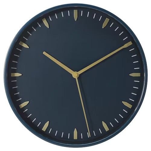 IKEA SKARIG Wall clock, blue | IKEA Wall & table clocks | Eachdaykart - EachDayKart