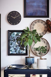 IKEA SKARIG Wall clock, low-voltage/blue | IKEA Wall & table clocks | Eachdaykart - EachDayKart