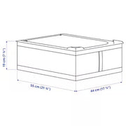 IKEA SKUBB Storage case, dark grey | IKEA Clothes boxes | IKEA Storage boxes & baskets | IKEA Small storage & organisers | Eachdaykart - EachDayKart