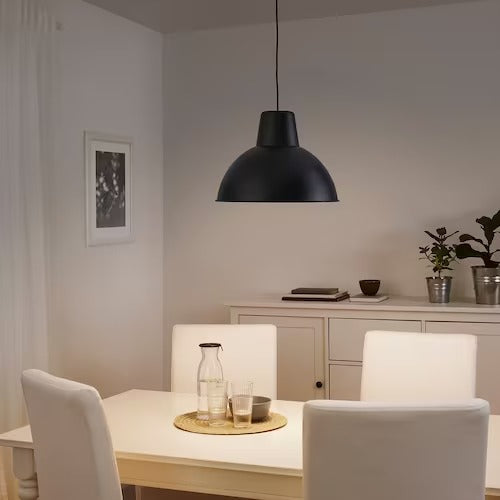 IKEA SKURUP Pendant lamp, black, 38 cm (15 ") | IKEA ceiling lights | Eachdaykart