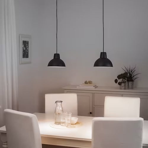 IKEA SKURUP Pendant lamp, black, 19 cm (7 1/2 ") | IKEA ceiling lights | Eachdaykart - EachDayKart