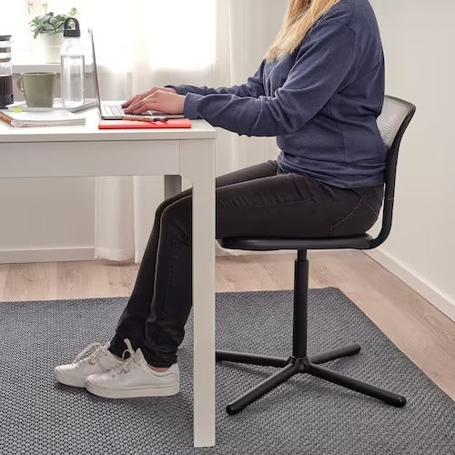IKEA SMALLEN Swivel chair, black | IKEA Desk chairs for home | IKEA Desk chairs | Eachdaykart - EachDayKart