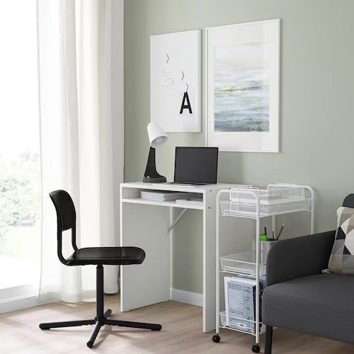 IKEA SMALLEN Swivel chair, black | IKEA Desk chairs for home | IKEA Desk chairs | Eachdaykart