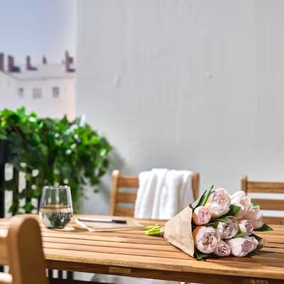 IKEA SMYCKA Artificial bouquet, in/outdoor/Tulip light pink | IKEA Artificial plants & flowers | IKEA Plants & flowers | IKEA Decoration | Eachdaykart