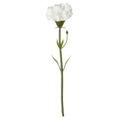 IKEA SMYCKA Artificial flower, carnation/white | IKEA Artificial plants & flowers | IKEA Plants & flowers | IKEA Decoration | Eachdaykart