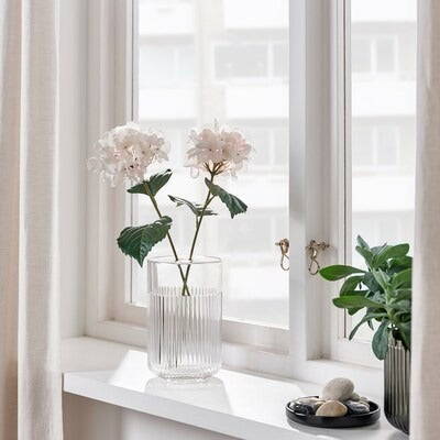 IKEA SMYCKA Artificial flower, in/outdoor Hydrangea/light pink| IKEA Artificial plants & flowers | IKEA Plants & flowers | IKEA Decoration | Eachdaykart