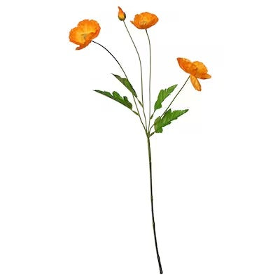 IKEA SMYCKA Artificial flower, in/outdoor/Poppy orange | IKEA Artificial plants & flowers | IKEA Plants & flowers | IKEA Decoration | Eachdaykart
