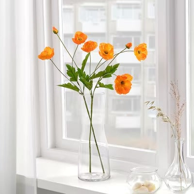 IKEA SMYCKA Artificial flower, in/outdoor/Poppy orange | IKEA Artificial plants & flowers | IKEA Plants & flowers | IKEA Decoration | Eachdaykart