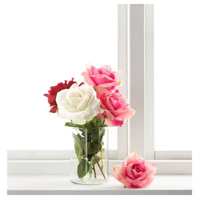 IKEA SMYCKA Artificial flower, rose/pink | IKEA Artificial plants & flowers | IKEA Plants & flowers | IKEA Decoration | Eachdaykart