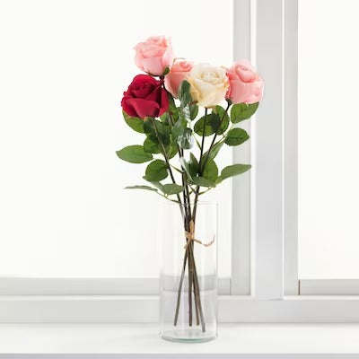IKEA SMYCKA Artificial flower, Rose/red | IKEA Artificial plants & flowers | IKEA Plants & flowers | IKEA Decoration | Eachdaykart
