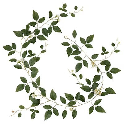 IKEA SMYCKA Artificial garland, in/outdoor Rose/white | IKEA Artificial plants & flowers | IKEA Plants & flowers | IKEA Decoration | Eachdaykart