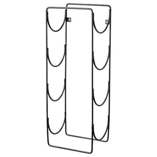 IKEA SNOSPIRA 4-bottle wine rack, black | Wine racks | Storage & organisation | Eachdaykart