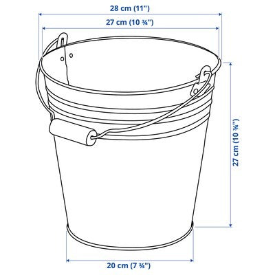IKEA SOCKER Bucket/plant pot, in/outdoor light green | IKEA Growing accessories | IKEA Plants & flowers | IKEA Decoration | Eachdaykart - EachDayKart