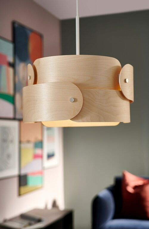 IKEA SODAKRA Pendant lamp, birch | IKEA ceiling lights | Eachdaykart - EachDayKart